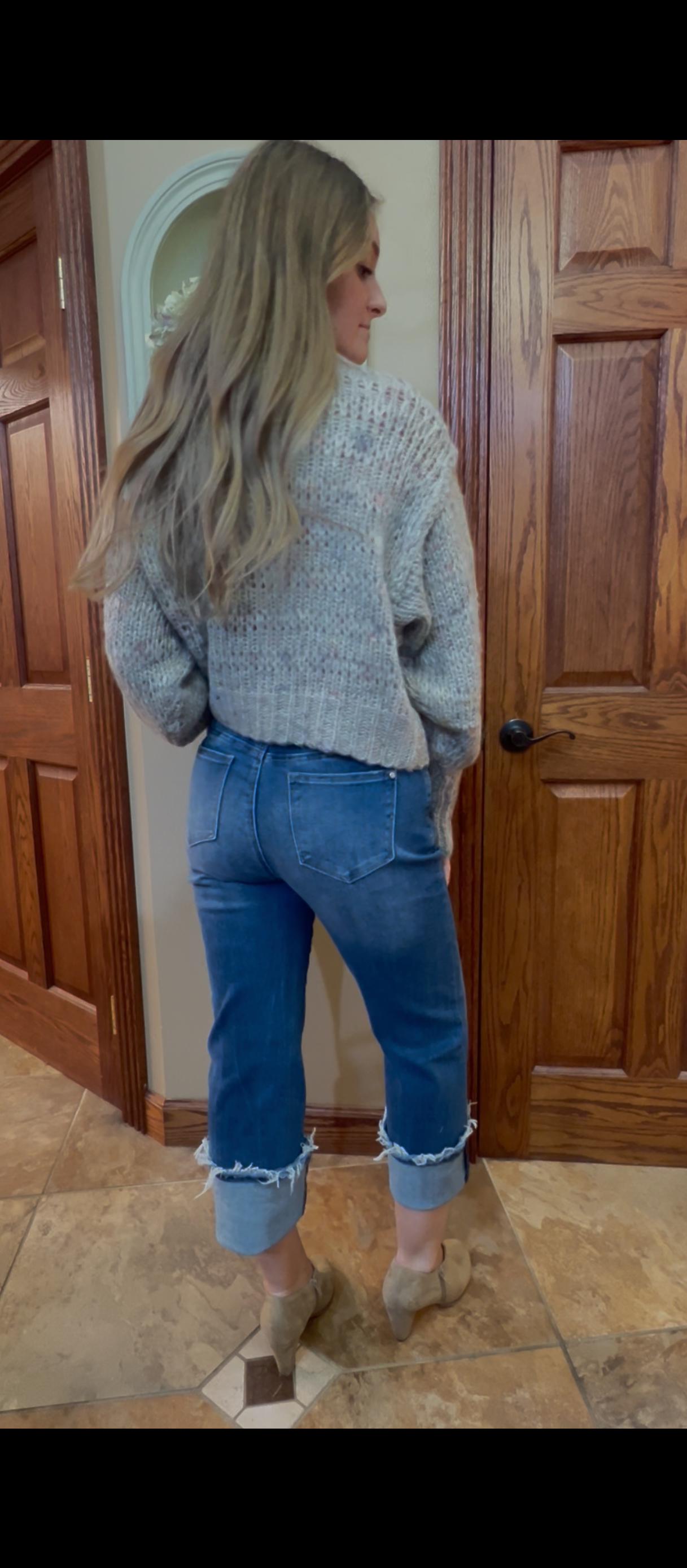 Cropped Flare Jeans
