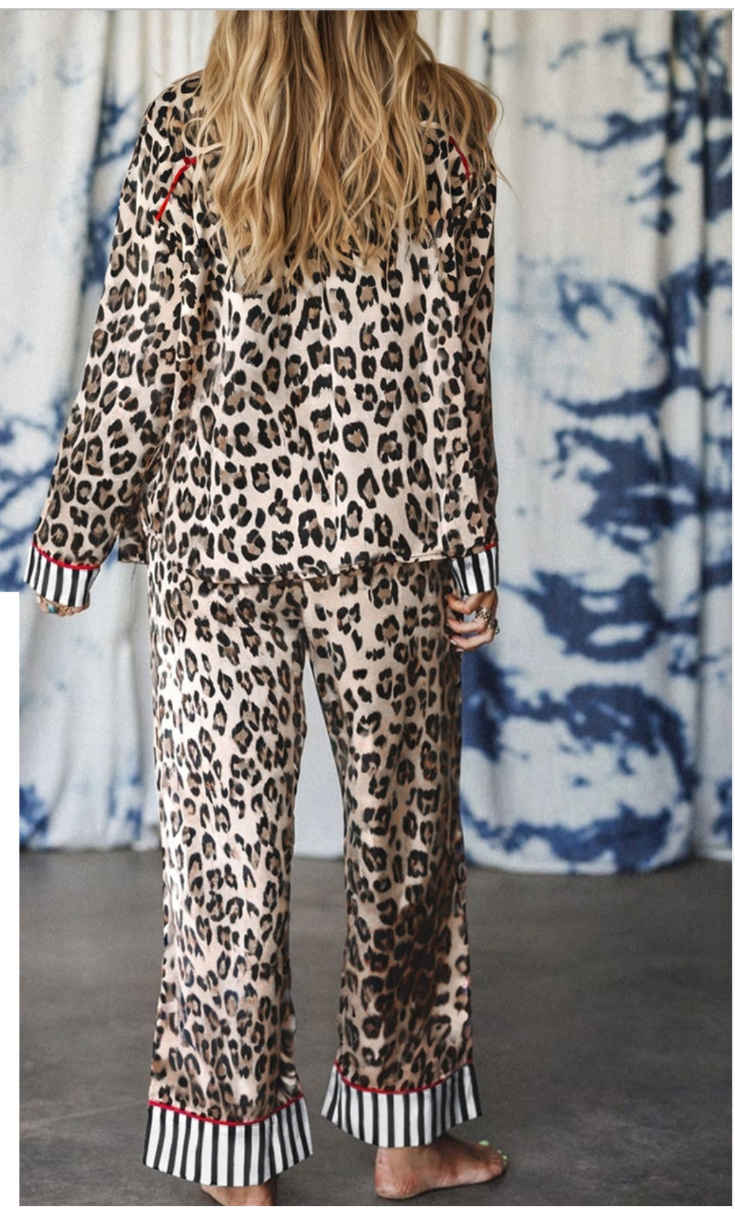 Leopard Print Pajama Set