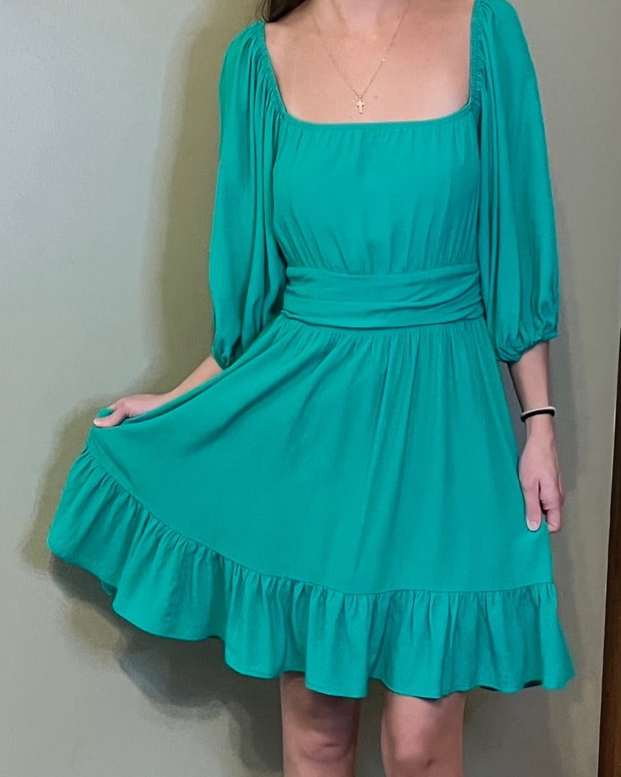 Puff Sleeve Dress