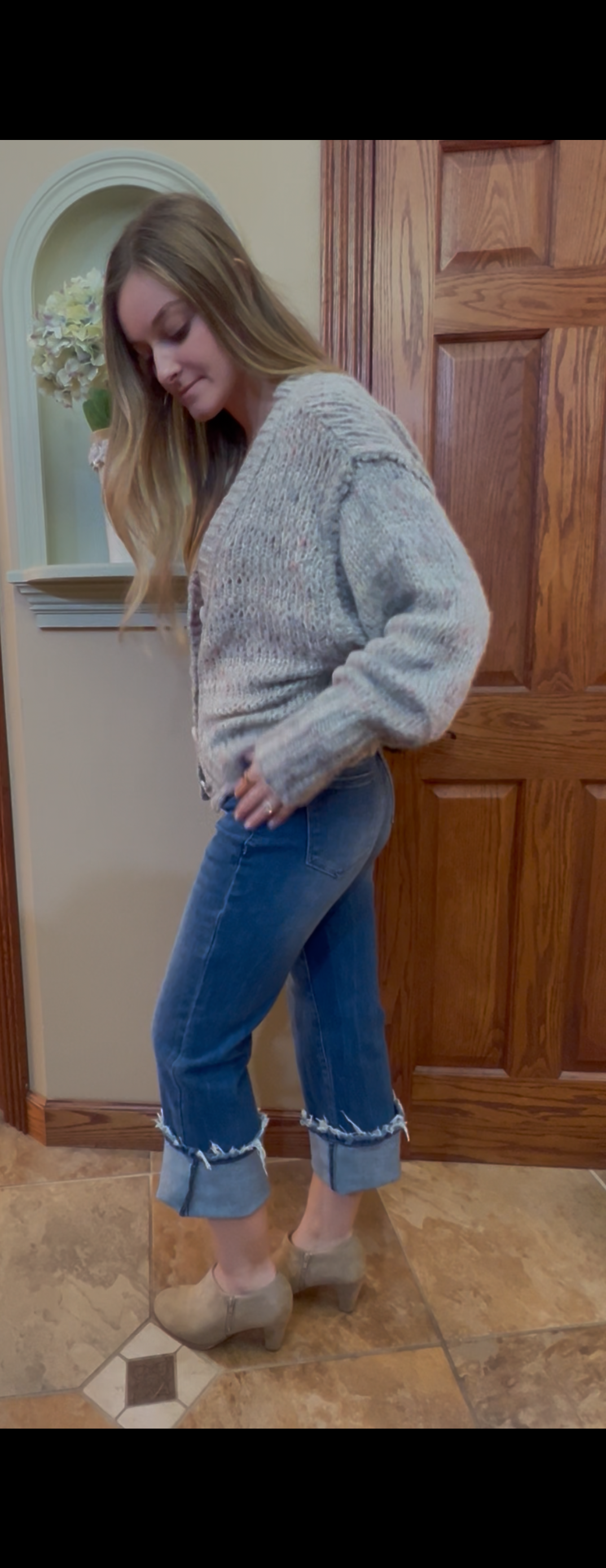 Cropped Flare Jeans