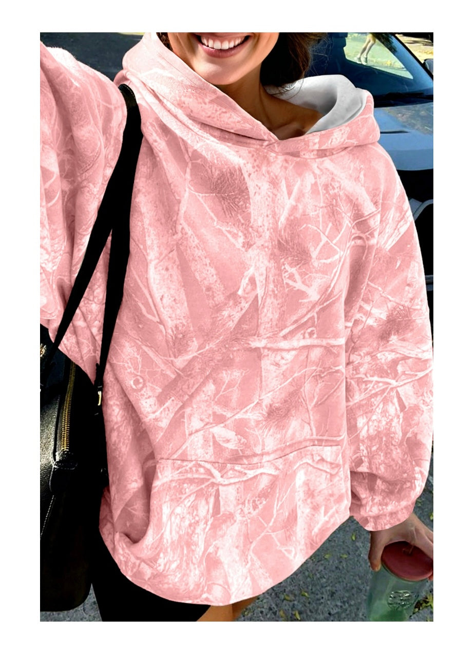 Pink Camo Hoodie